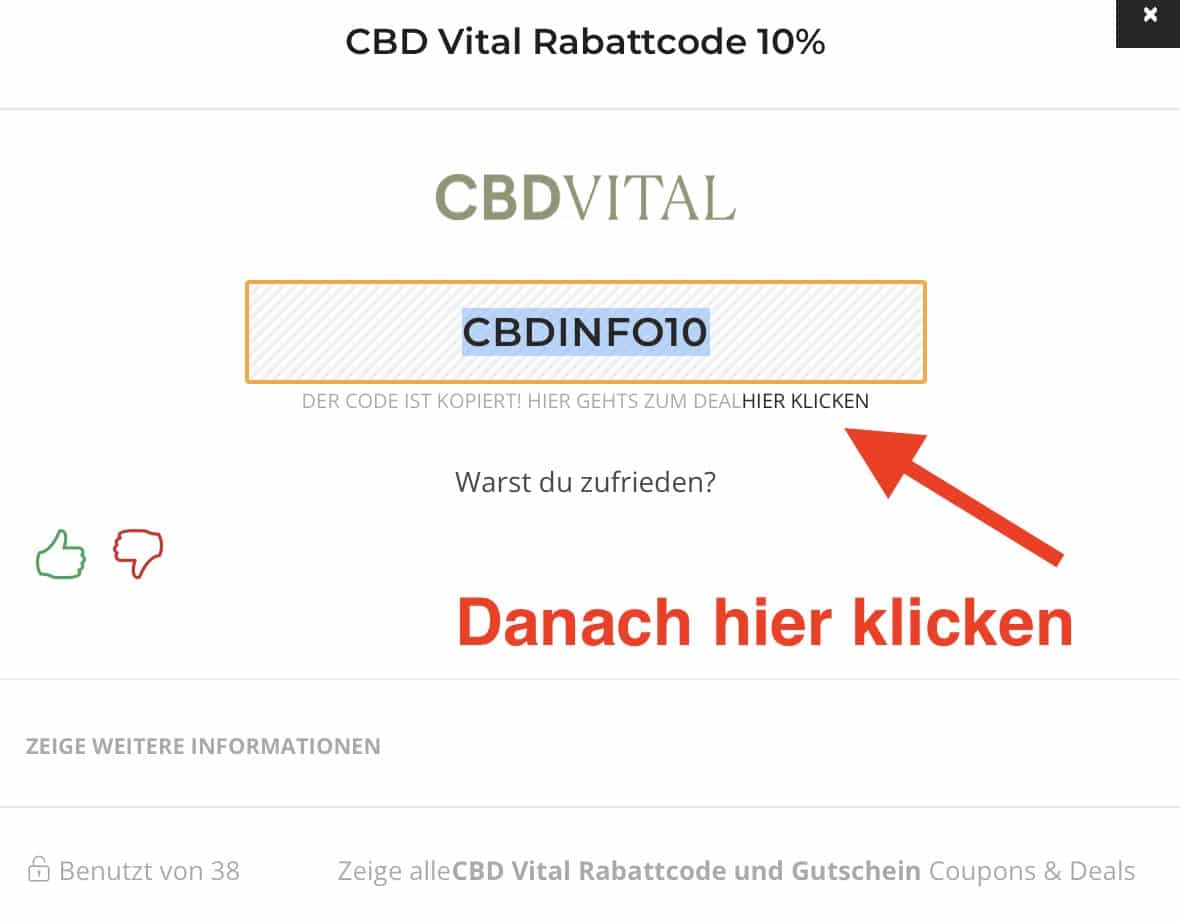 CBD Rabattcode einlösen