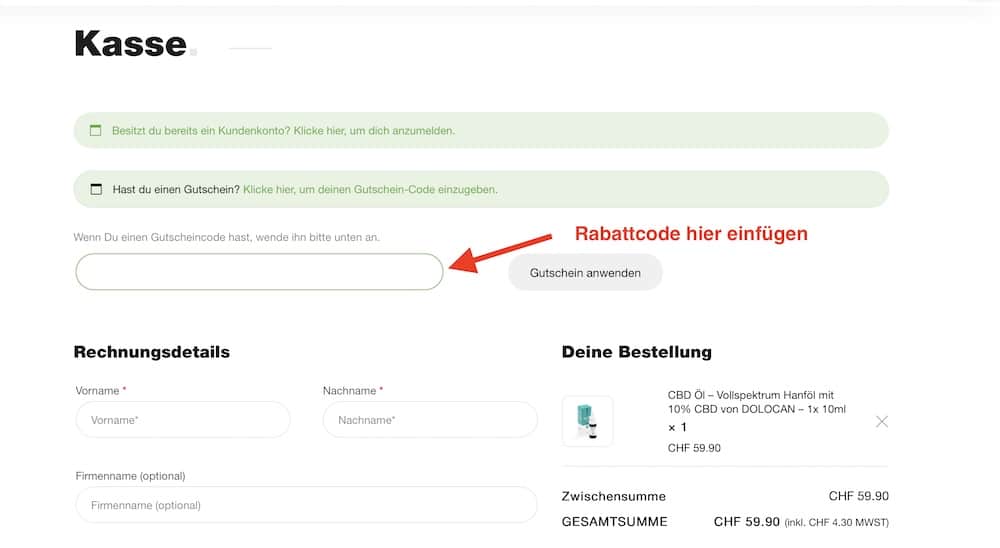 Green Passion Gutschein und Rabattcode einlösen